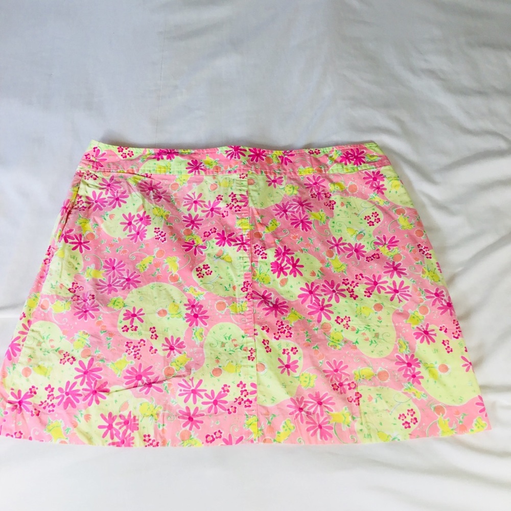 Lilly Pulitzer White Label Mouse Print Mini Skirt